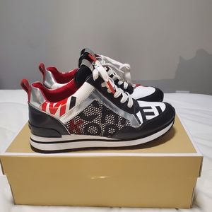 Michael Kors printed logo Maddy Trainer